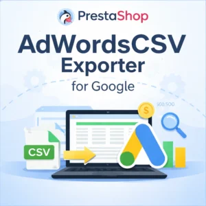 prestashop module Εξαγωγέας AdWords CSV για Google