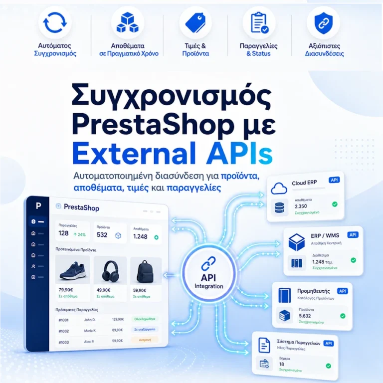 Συγχρονισμός Prestashop με External APIs 2 prestashop api sync
